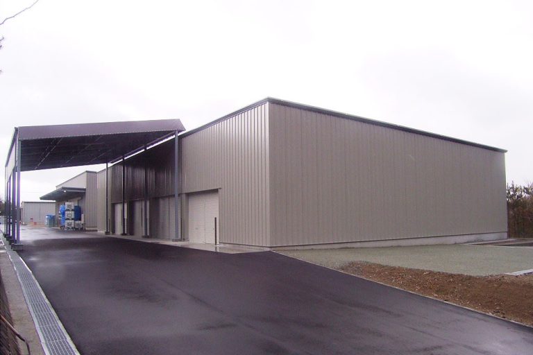 倉庫建設の施工事例外観　大阪化学薬品株式会社様(兵庫県)
