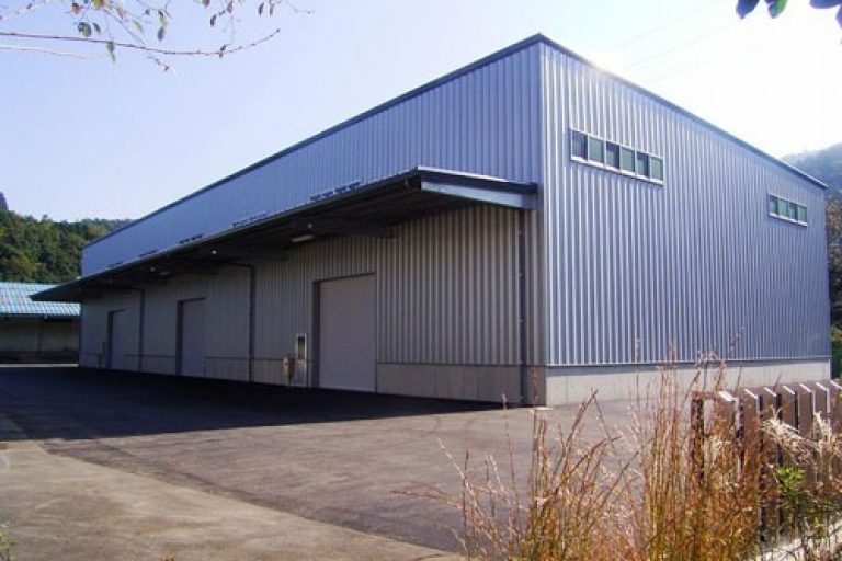 倉庫建設の施工事例外観　日本海精錬株式会社様(京都府)
