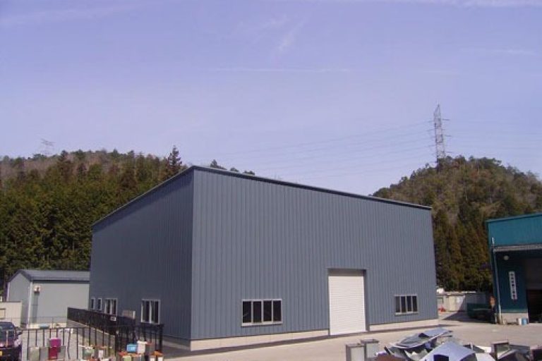 倉庫建設の施工事例外観　中央技建工業株式会社様(京都府)