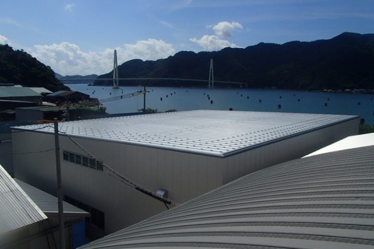 倉庫建設の施工事例外観　丸玉木材株式会社様(京都府)